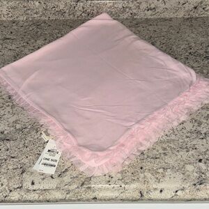 Baby Girls Tulle Trim Blanket First Impressions NWT